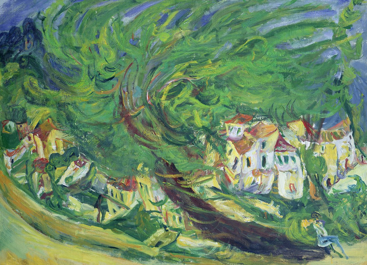 Kidőlt fa, 1922-23 körül alkotó: Chaim Soutine