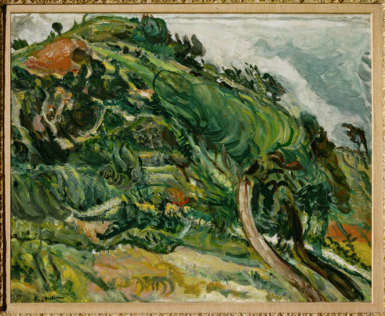 Táj a fákkal alkotó: Chaim Soutine