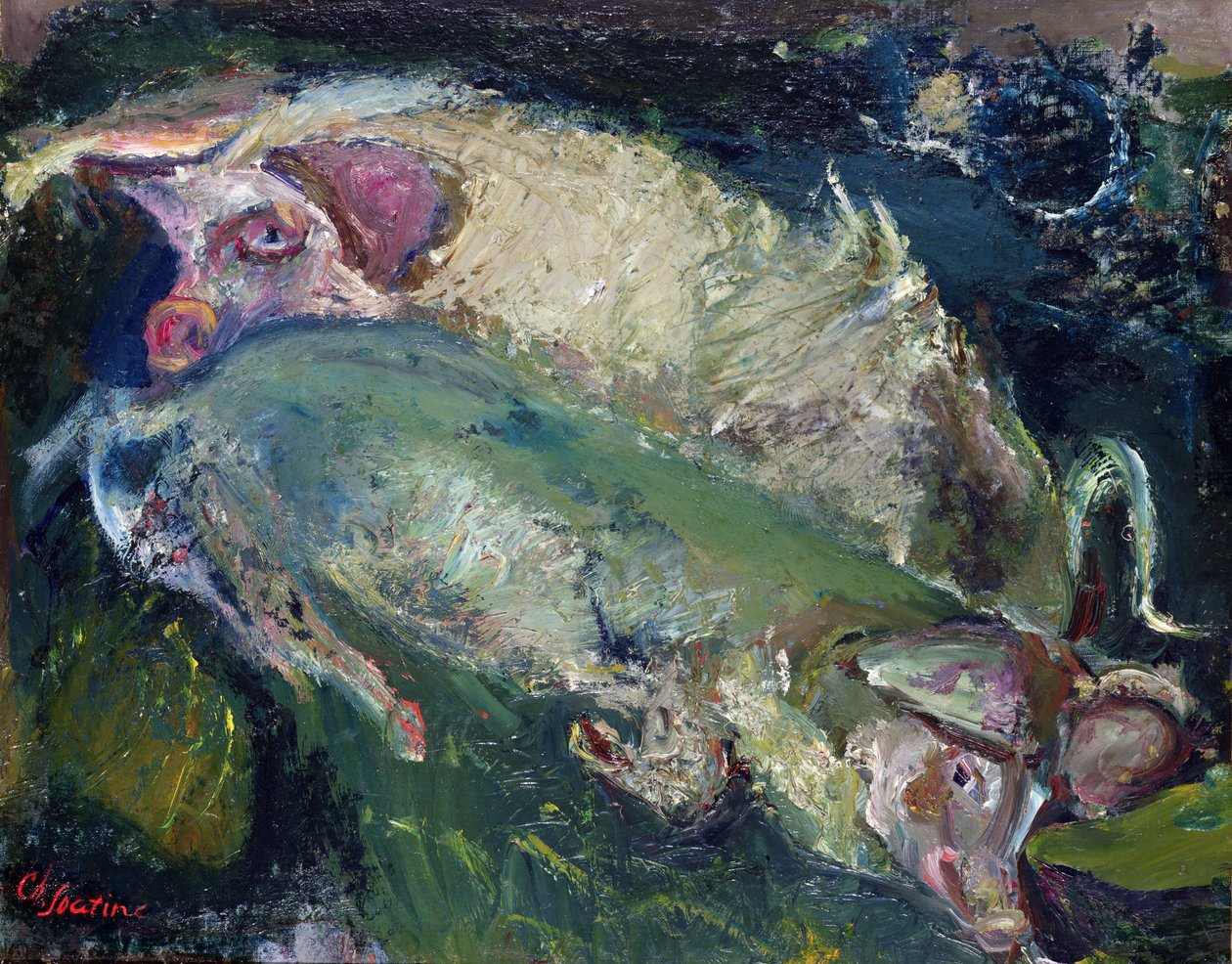 Disznók alkotó: Chaim Soutine