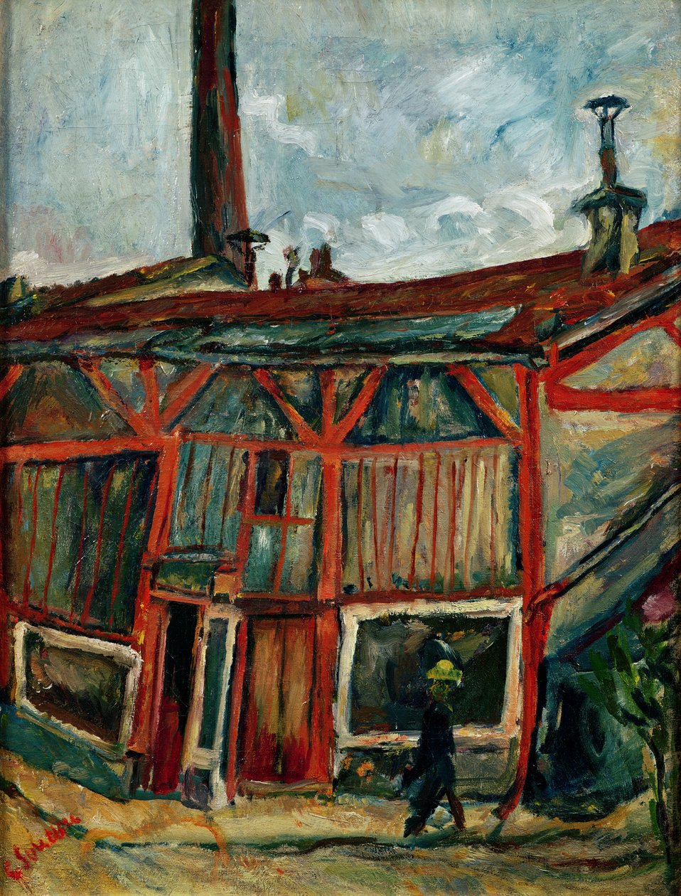 Stúdiók Falguiere városában, 1914 alkotó: Chaim Soutine