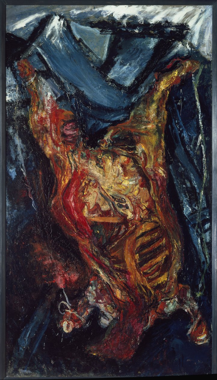 Marha kéreg - Chaim Soutine (1894-1943) festménye, olaj, vászon, 202x114 cm alkotó: Chaim Soutine