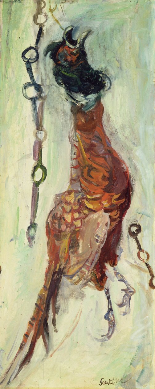 Függő fácán, 1925-1930 körül (olaj, vászon) alkotó: Chaim Soutine