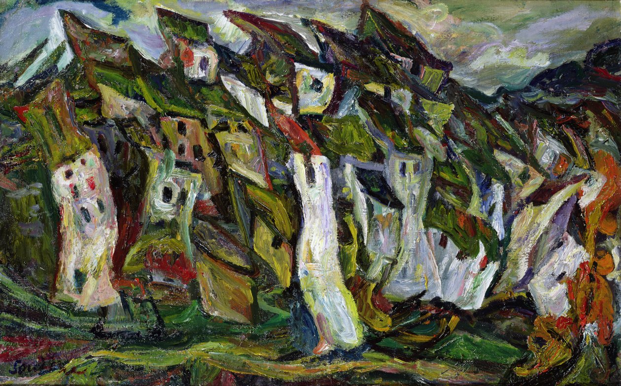 Házak, 1919-22 alkotó: Chaim Soutine