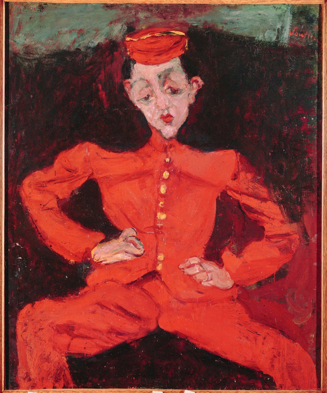 Le Groom, 1925 körül (olaj, vászon) alkotó: Chaim Soutine