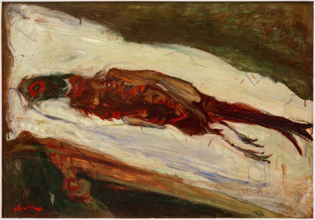 A döglött fácán (Toter Fasan) alkotó: Chaim Soutine