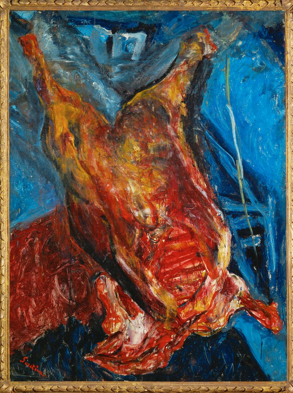 Levágott ökör, 1925 körül (olaj, vászon) alkotó: Chaim Soutine