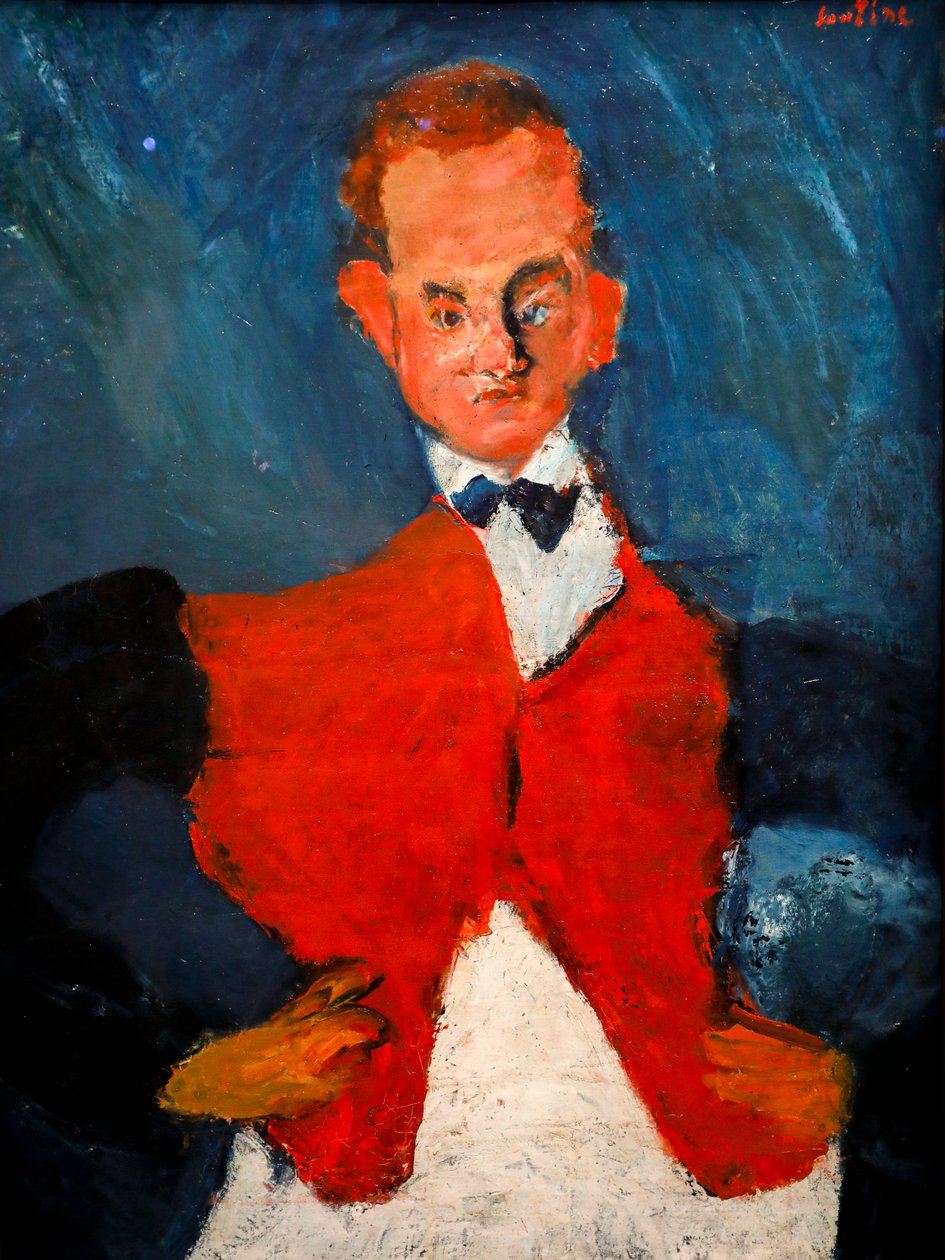 A szobaszerviz pincér alkotó: Chaim Soutine