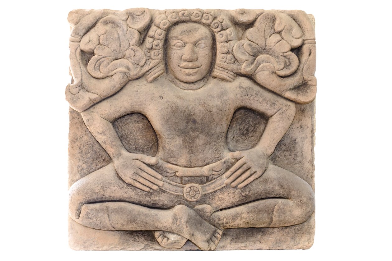 Yaksa vagy Yaksha, Quang Nam tartomány, Kr.u. 5. század alkotó: Champa Civilisation