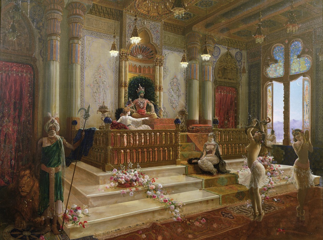 A maharadzsák kedvence, 1870 körül alkotó: Charles Albert Pesnelle