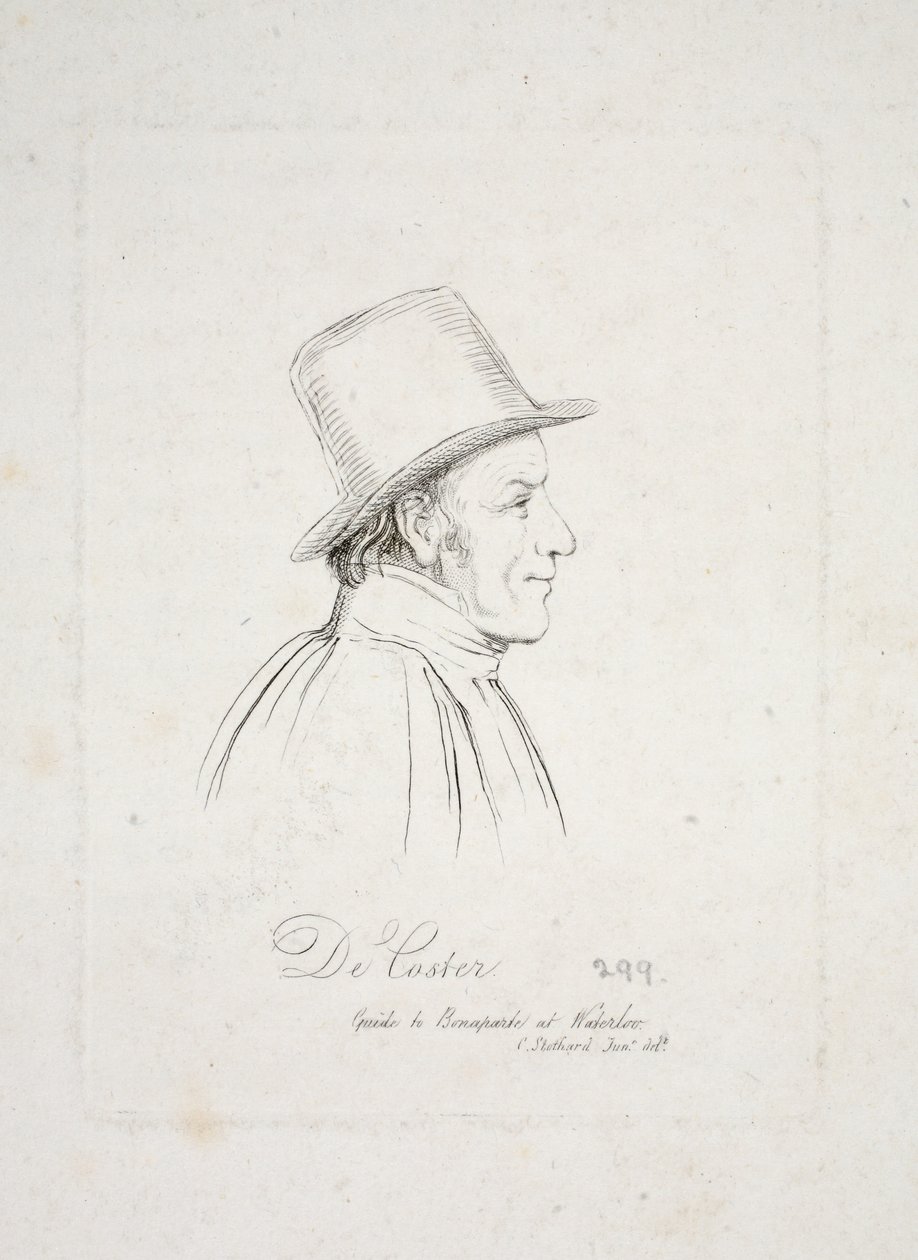 De Coster, Bonaparte kalauza Waterloónál alkotó: Charles Alfred Stothard