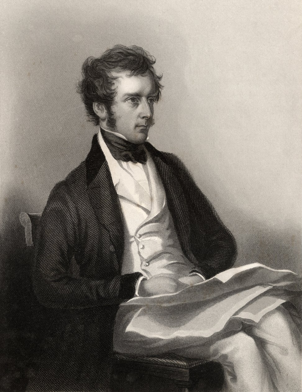 Charles Pelham Villiers, J. Cochran metszete, a „The National Portrait Gallery, Volume III” című művéből, 1820 körül megjelent alkotó: Charles Allen Duval