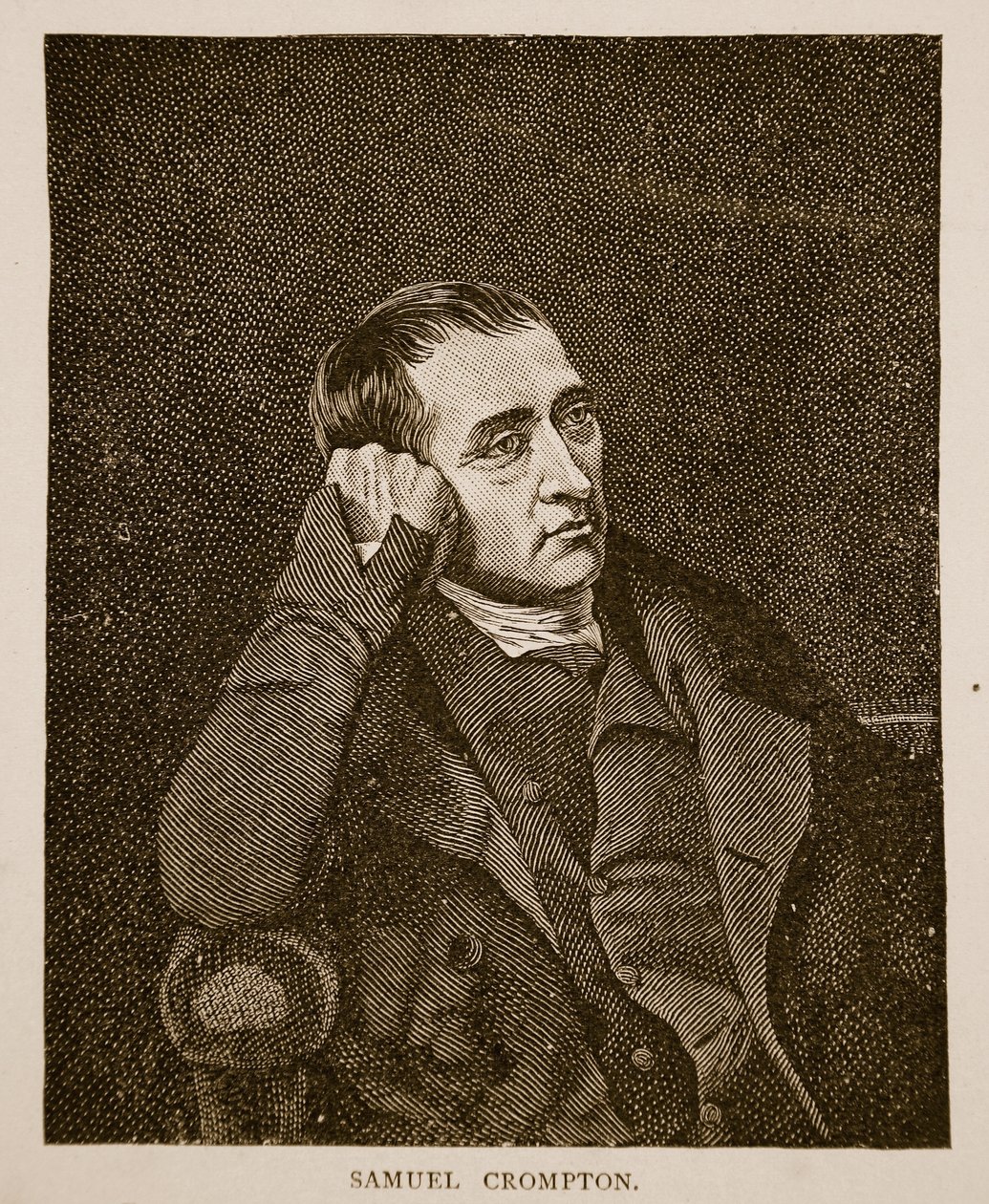 Samuel Crompton, metszett C. Turner (1774-1857) alkotó: Charles Allingham