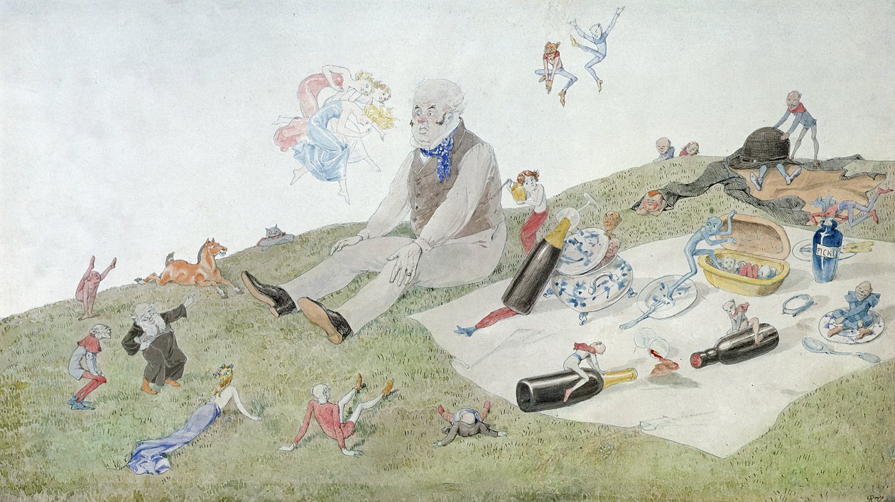 Egy elvarázsolt piknik, 1882 alkotó: Charles Altamont Doyle