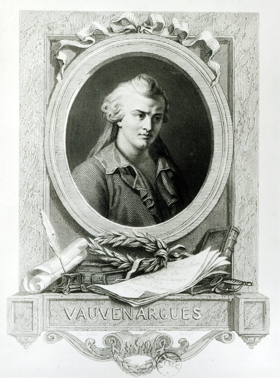 Luc de Clapiers (1715-47) Vauvenargues márkija alkotó: Charles Amedee Colin