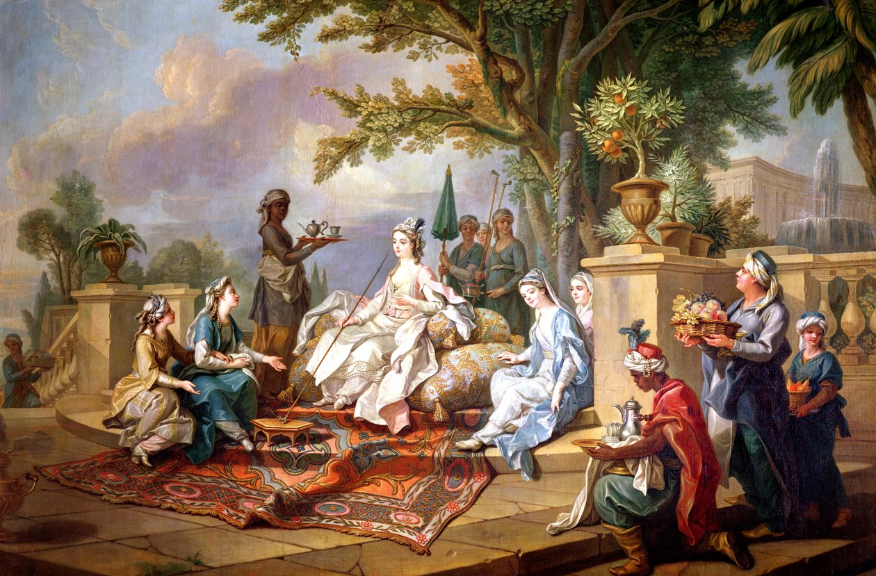 A szultána Eunuchjai szolgálnak alkotó: Charles Amedee Philippe van Loo