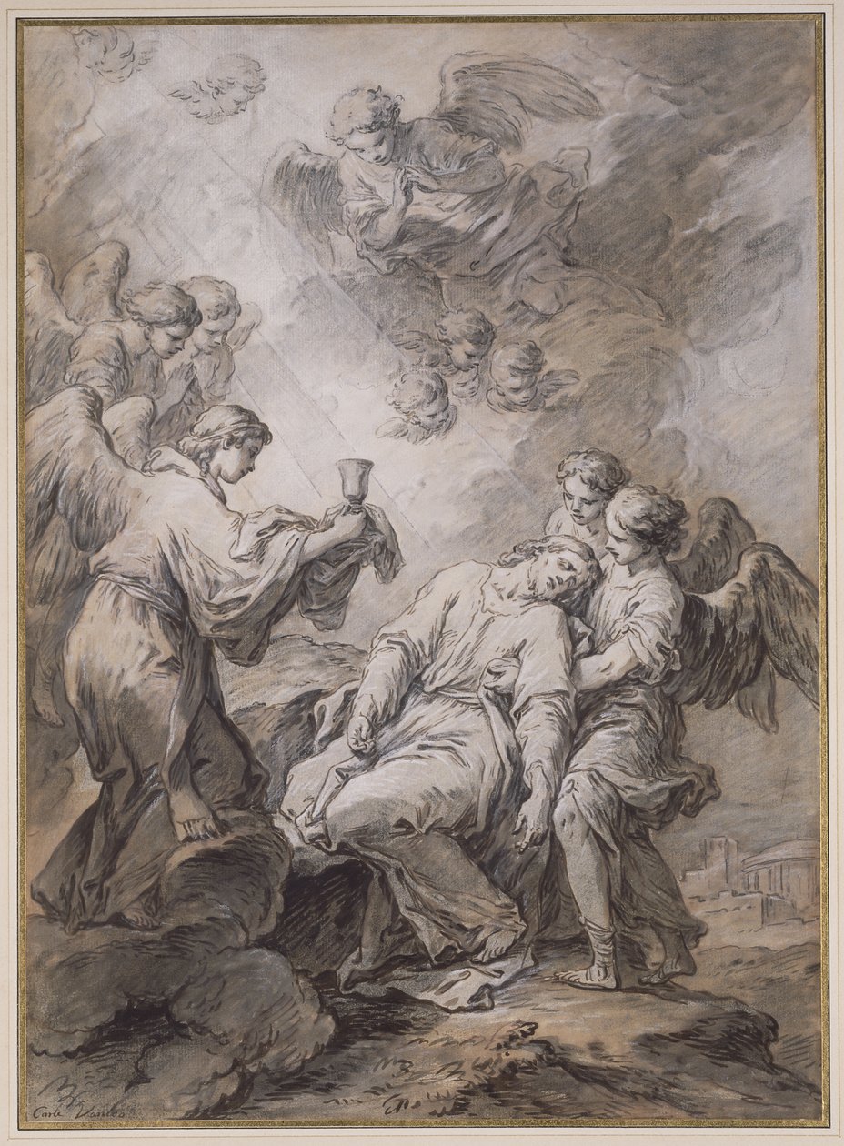 Az agónia a kertben alkotó: Charles André van Loo