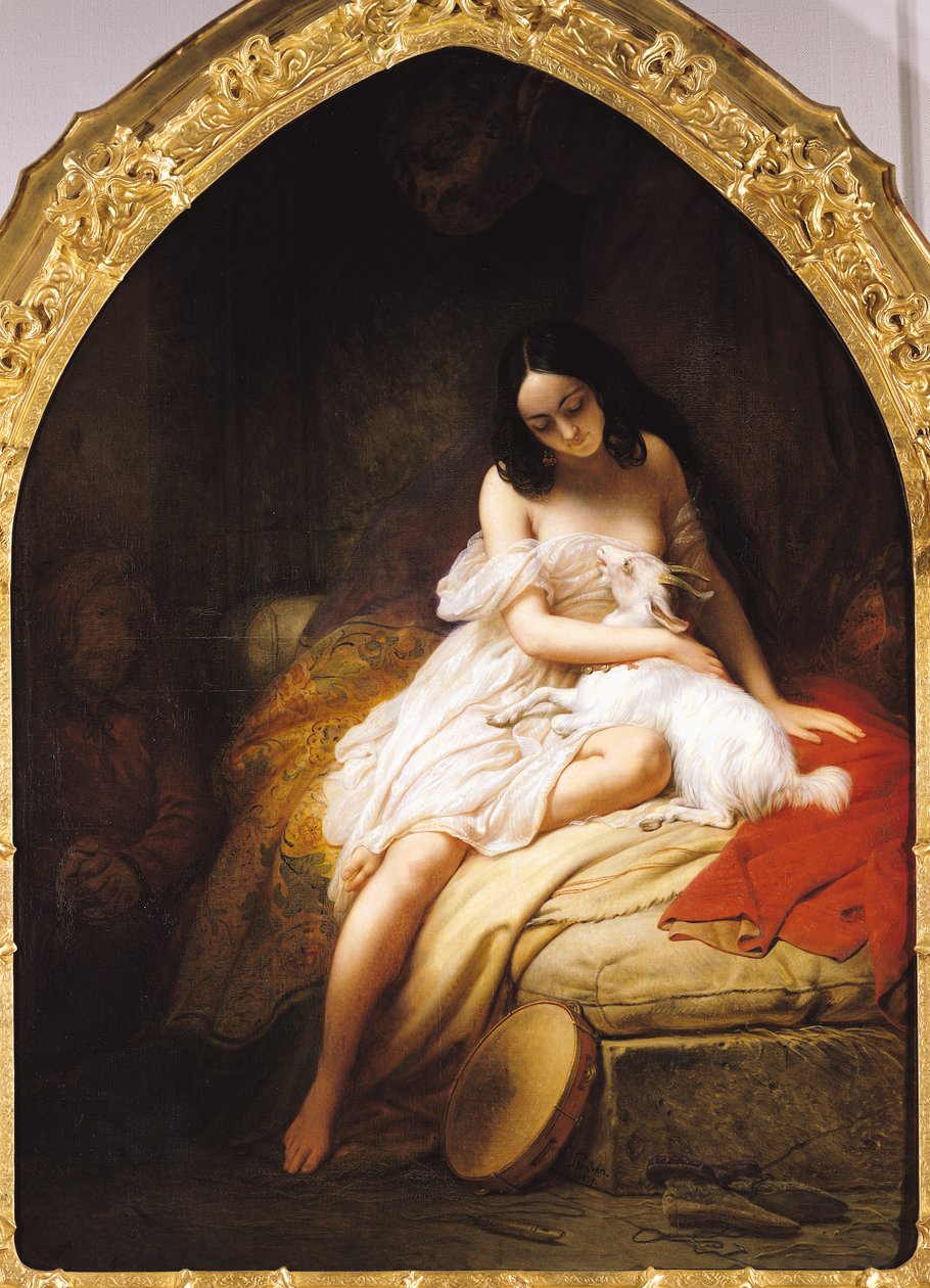 Esmeralda, 1839 alkotó: Carl von Steuben
