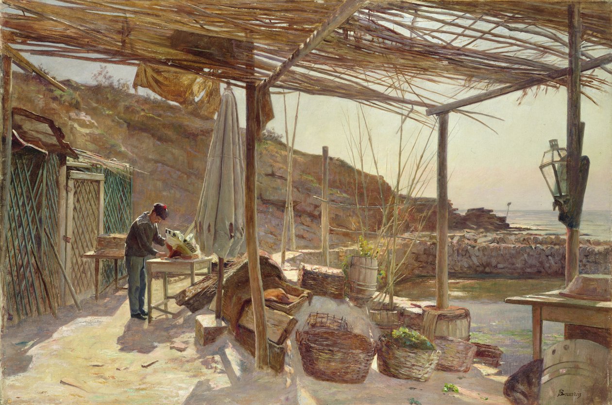 A ciotati raktár, 1903 előtt alkotó: Charles Beauverie