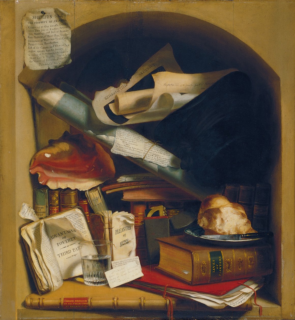 Szegény művészszekrény, 1815 körül alkotó: Charles Bird King