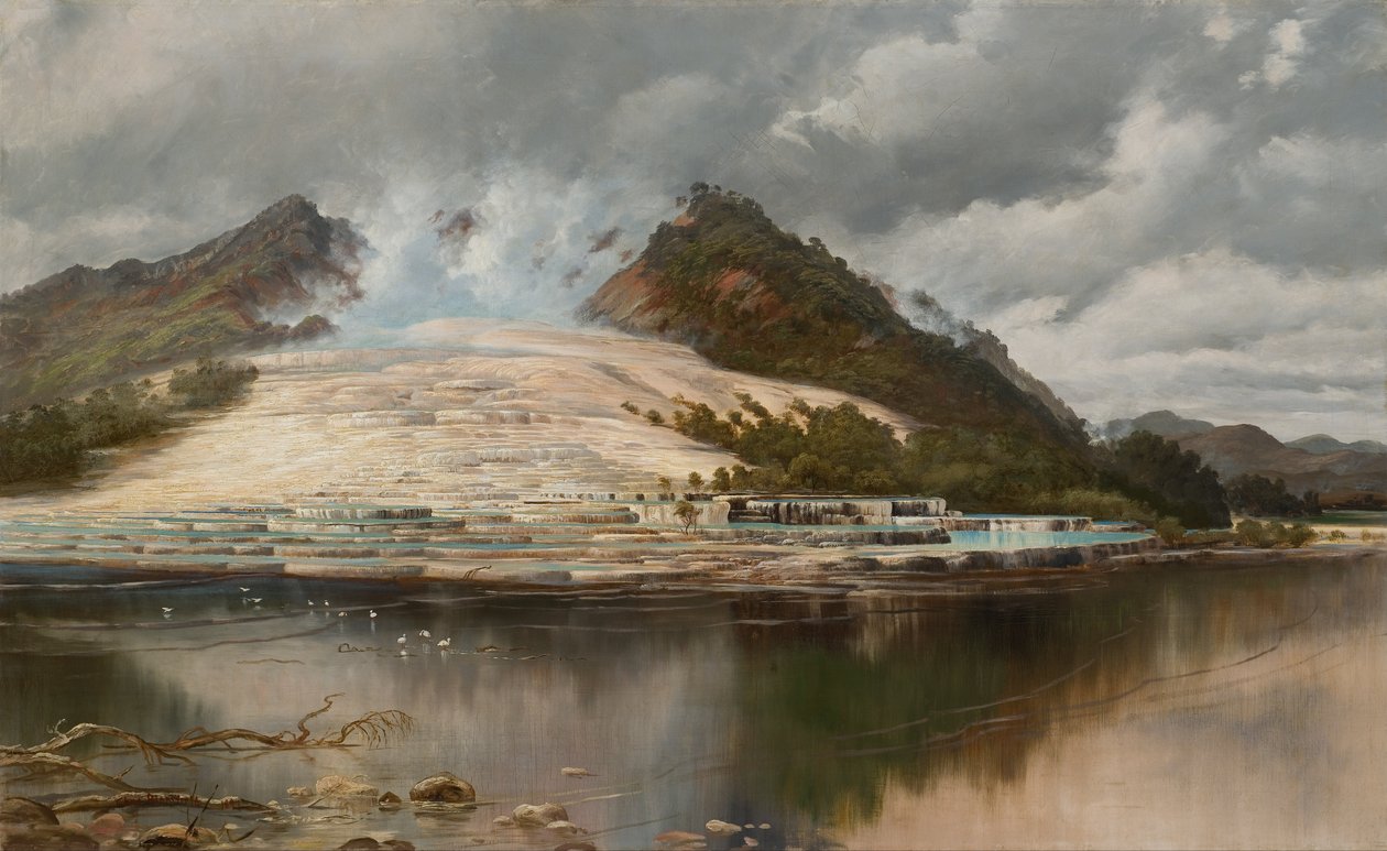 Fehér teraszok, Rotomahana alkotó: Charles Blomfield
