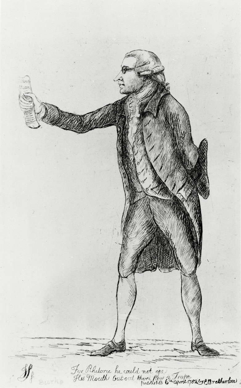Edmund Burke, 1782 alkotó: Charles Bretherton