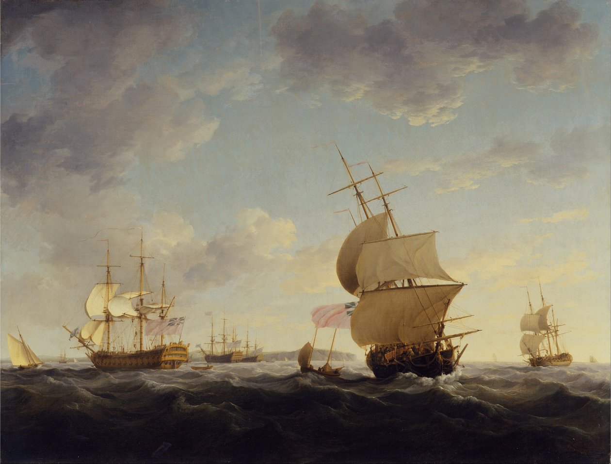 Szállítás a La Manche csatornán alkotó: Charles Brooking