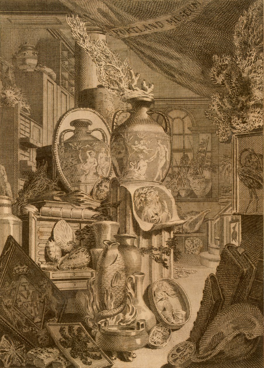Portland Múzeum, 1786 alkotó: Charles Burney
