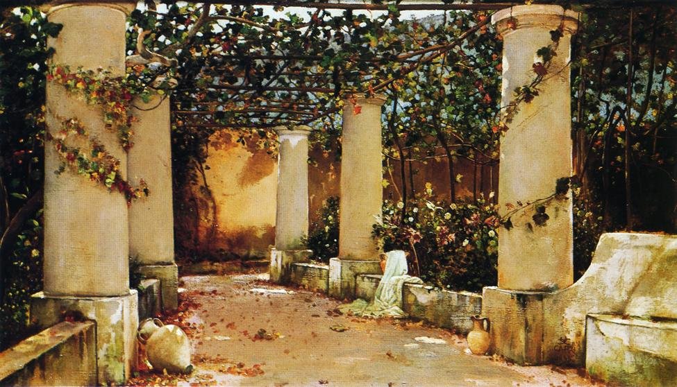 A Villa Castello, Capri alkotó: Charles Caryl Coleman