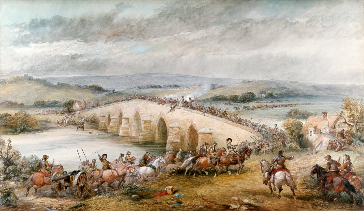 A prestoni és waltoni csata, 1648. augusztus 17., 1877 alkotó: Charles Cattermole