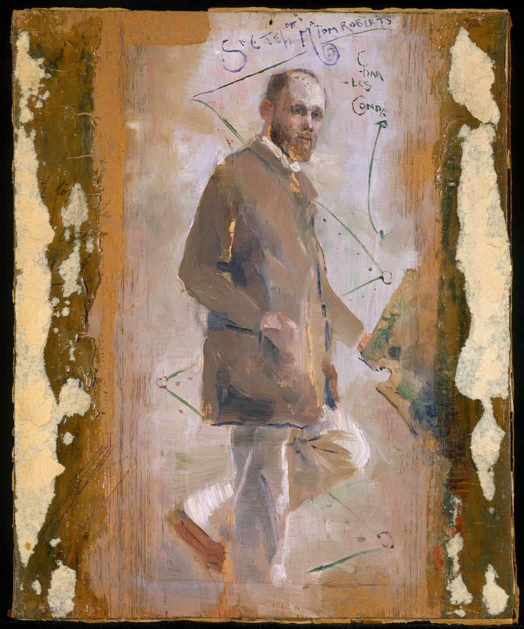 Egy impresszionista (Tom Roberts) alkotó: Charles Edward Conder