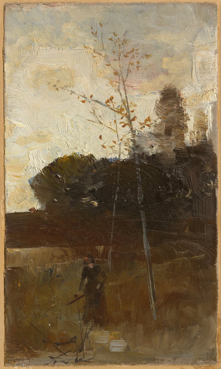 Az ösvény az erdőből alkotó: Charles Edward Conder