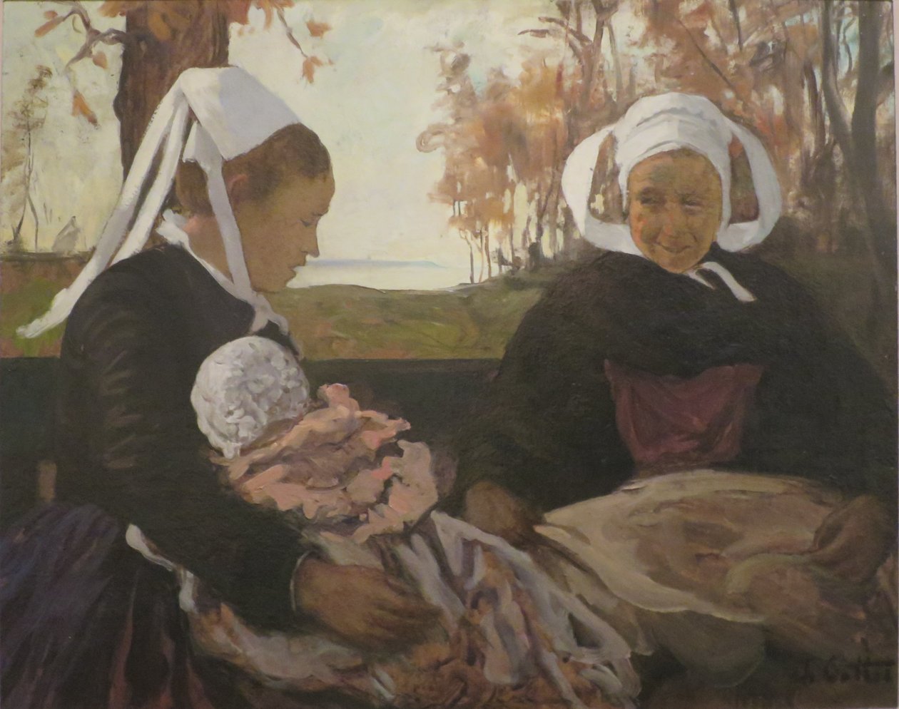 A három nemzedék alkotó: Charles Cottet