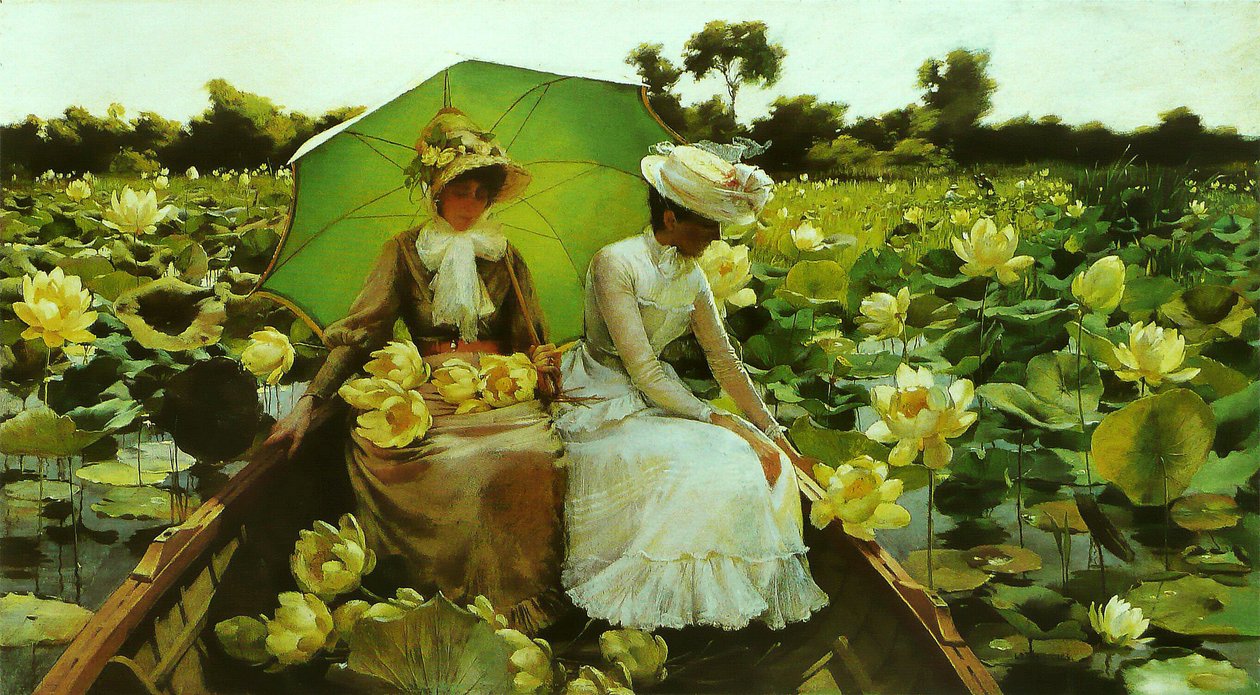 Lotus Lilies Francais: Nenuphars alkotó: Charles Courtney Curran