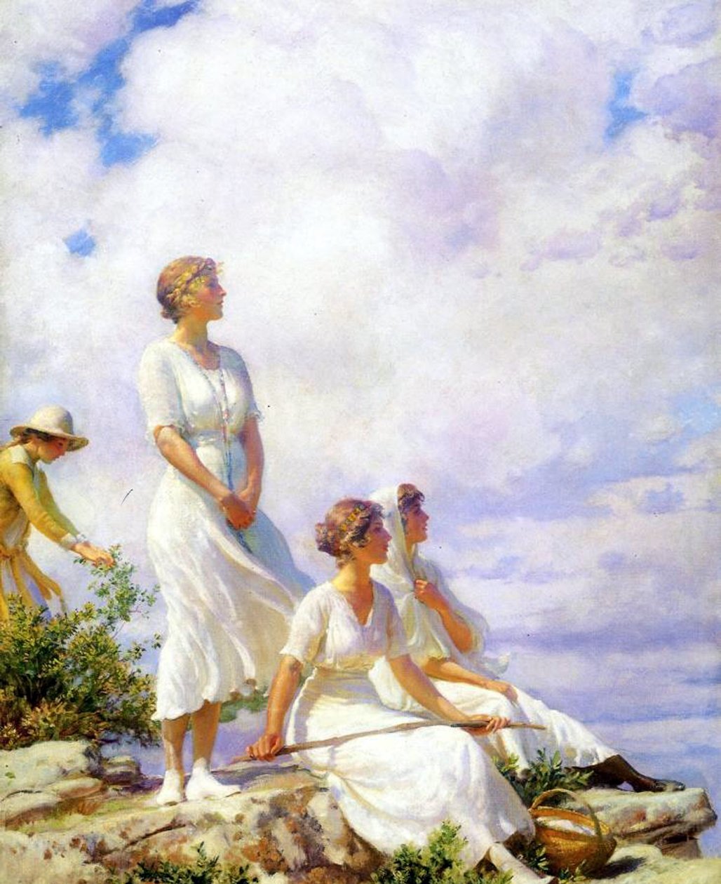Nyári felhők, 1917 alkotó: Charles Courtney Curran