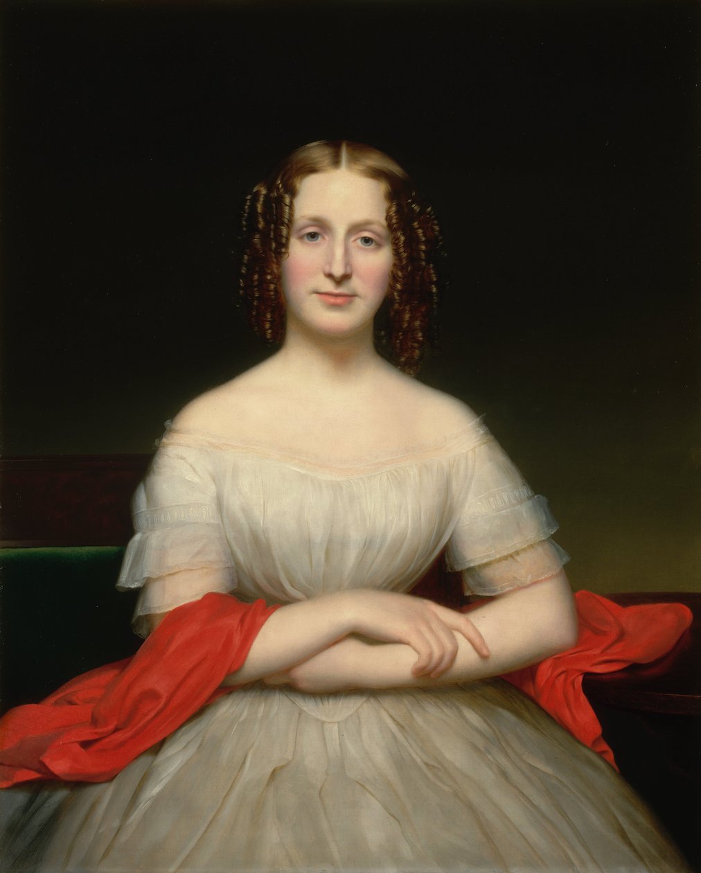 Fidelia Marshall portréja alkotó: Charles Cromwell Ingham