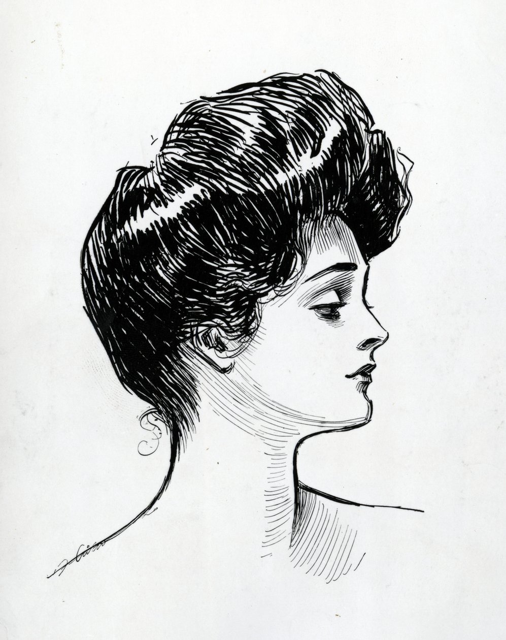 Egy Gibson lány, 1902 alkotó: Charles Dana Gibson