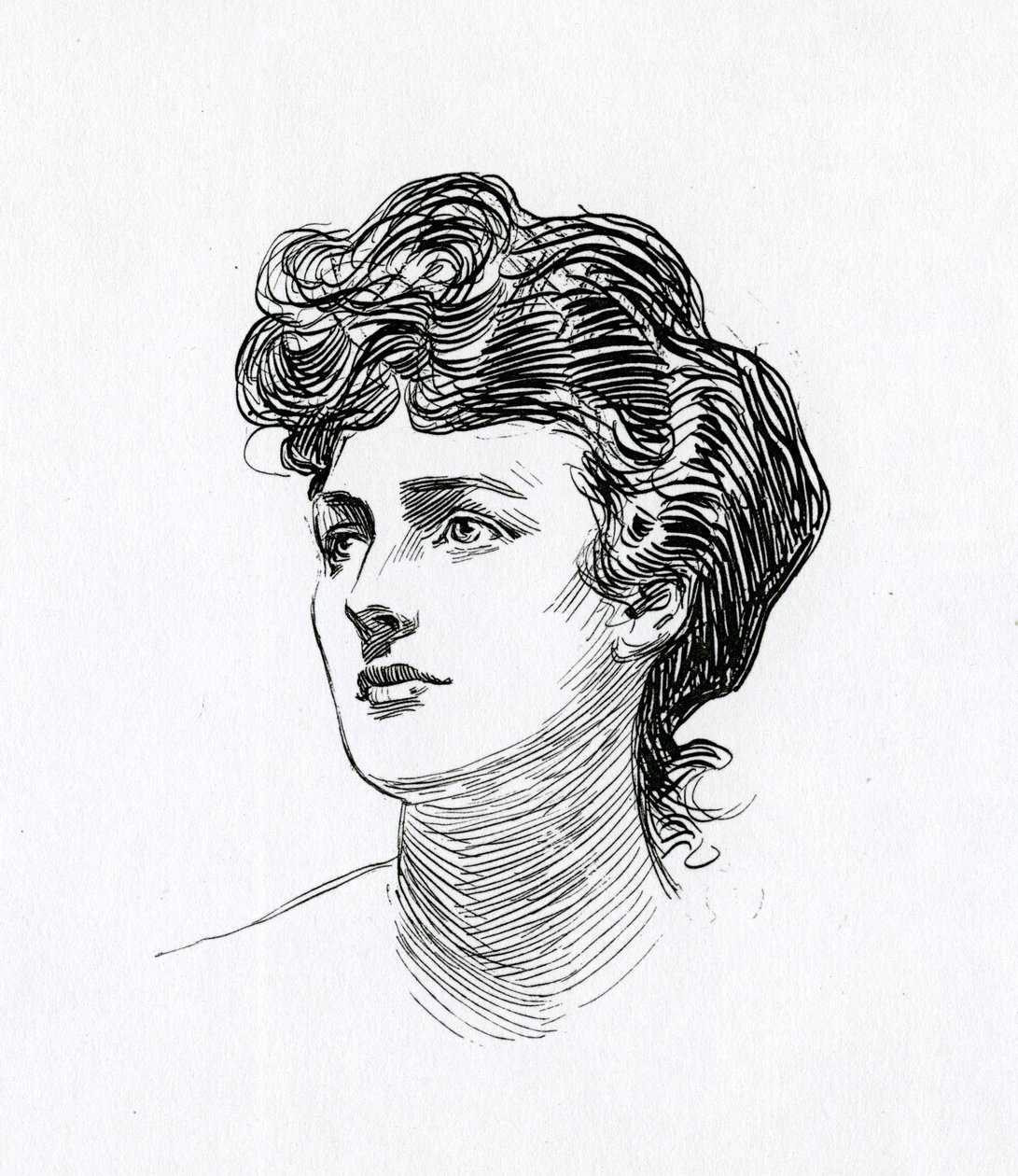 Egy Gibson-lány, 1902 körül alkotó: Charles Dana Gibson