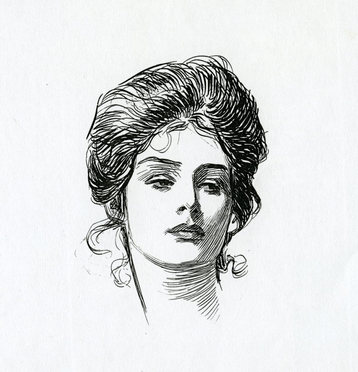 Egy Gibson lány, 1902 körül alkotó: Charles Dana Gibson