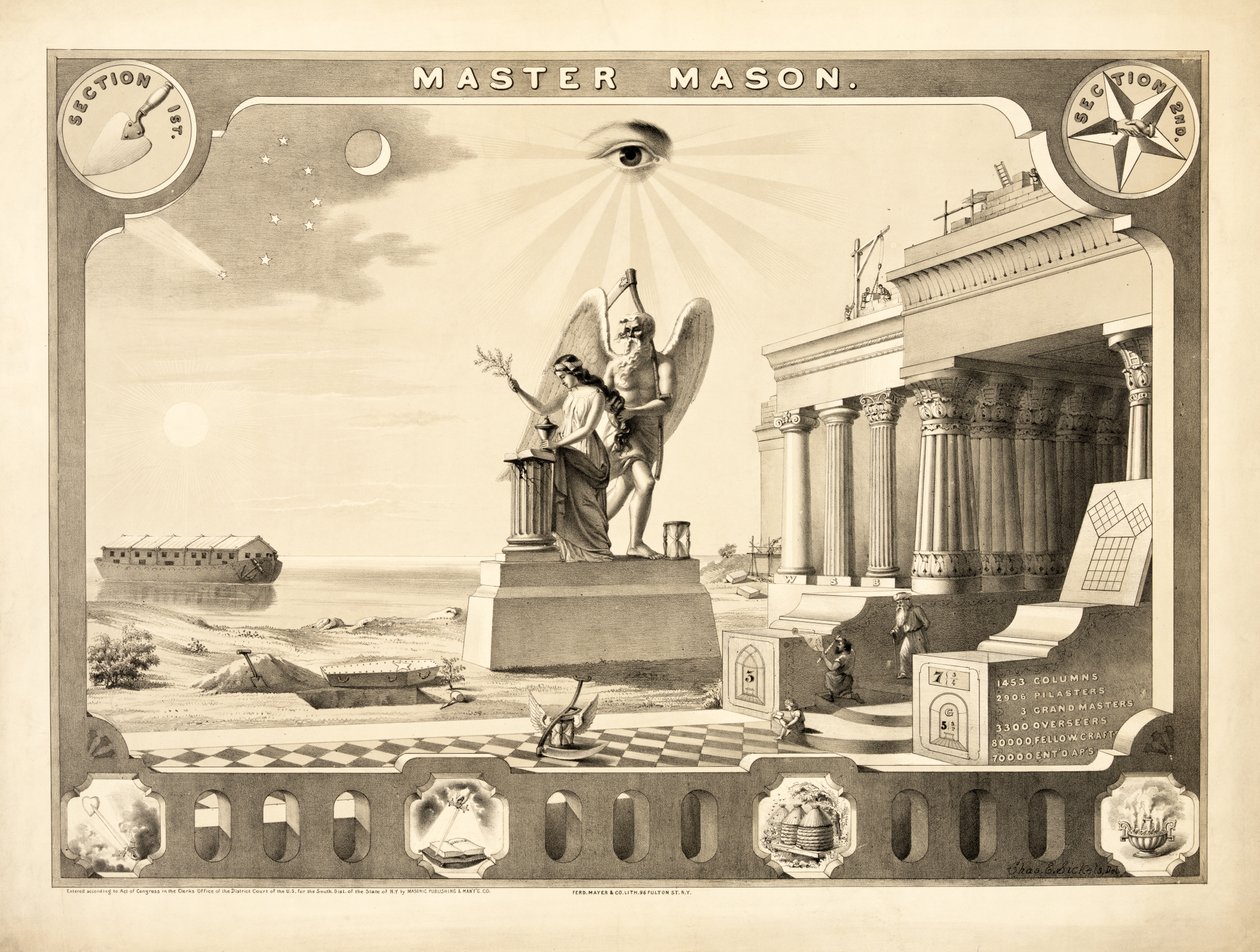 Mason mester alkotó: Charles E. Sickels