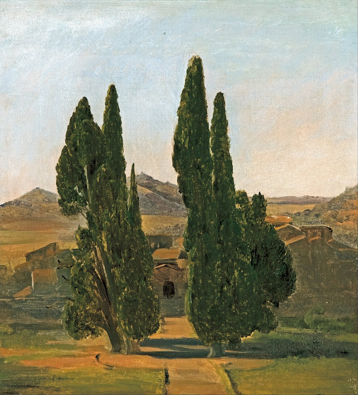 Ciprusfák a Villa dEste-nél alkotó: Charles Lock Eastlake
