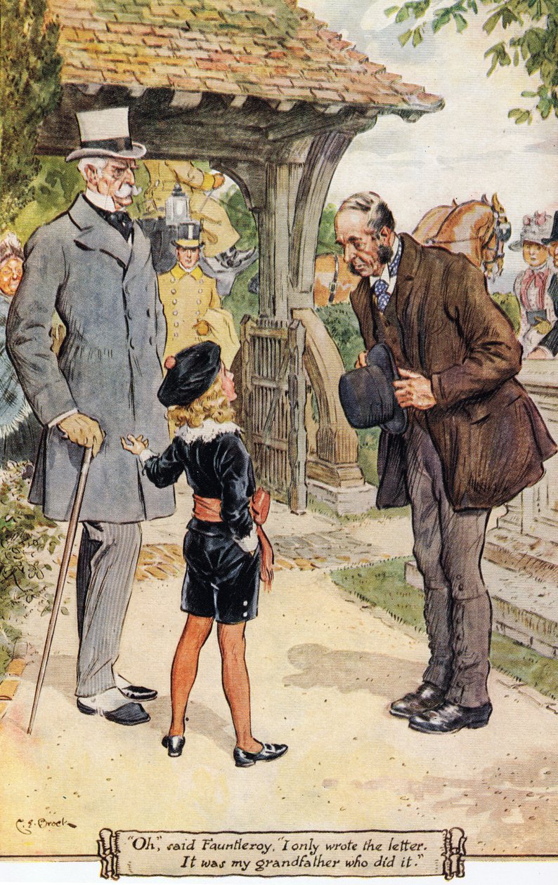 – Ó – mondta Fauntleroy –, csak a levelet írtam. A nagyapám csinálta, 1936 alkotó: Charles Edmund Brock
