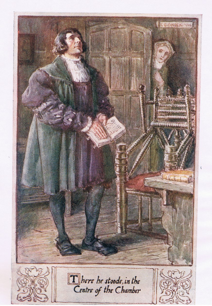 Ott állt, a kamra közepén alkotó: Charles Edmund Brock
