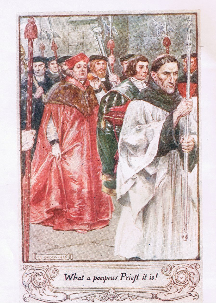 Micsoda nagyképű pap ez alkotó: Charles Edmund Brock