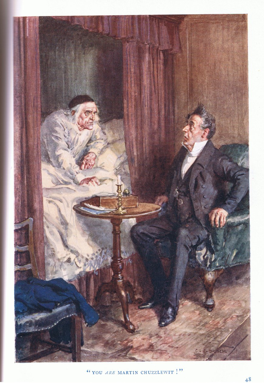 Te vagy Martin Chuzzlewit! alkotó: Charles Edmund Brock