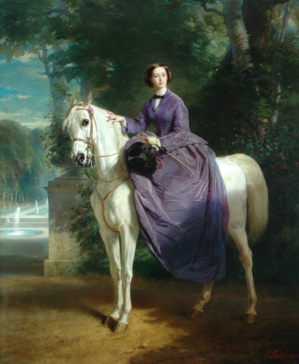 Eugenie császárné, 1857 alkotó: Charles Edouard Boutibonne