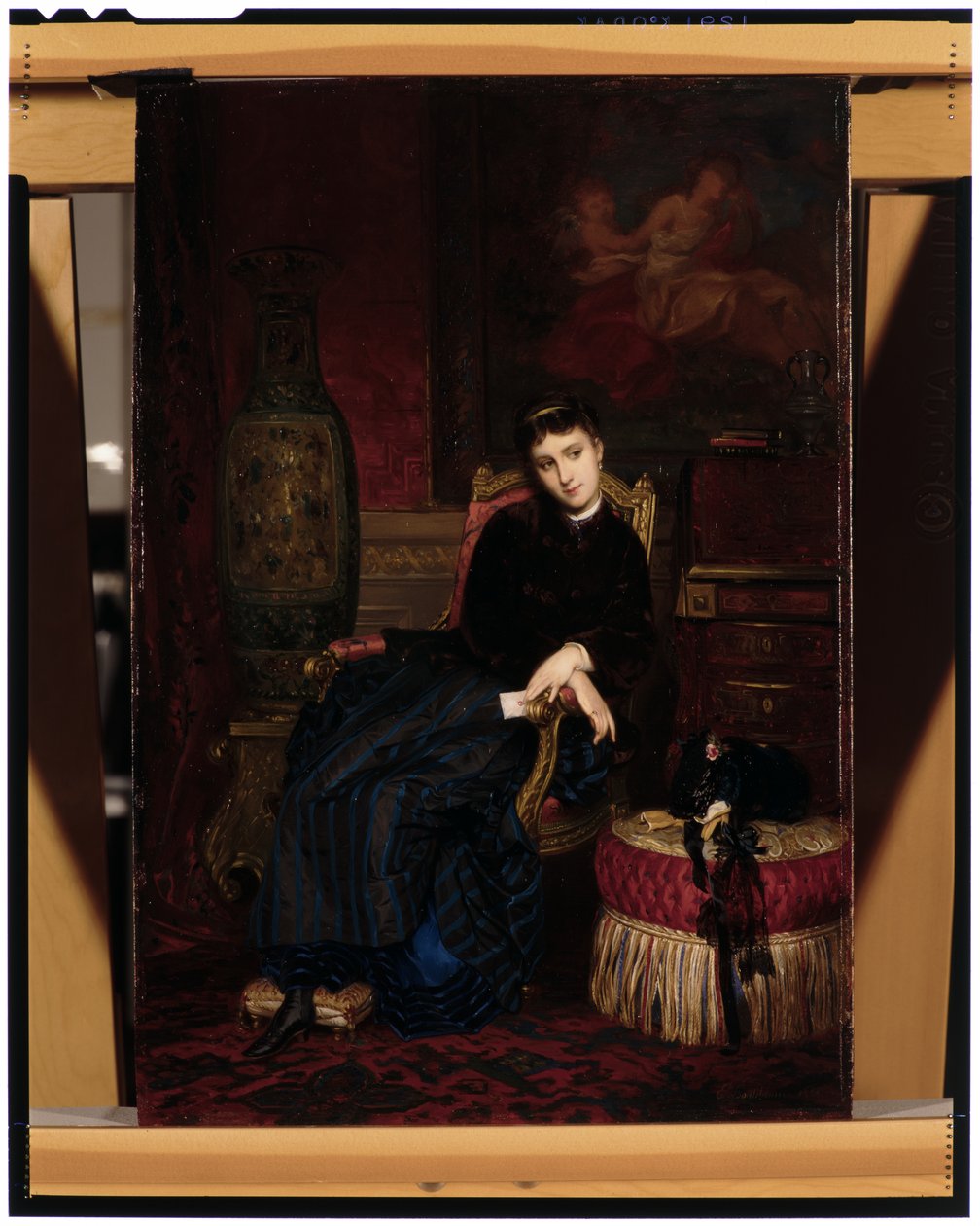 Visszatérés a sétányról, 1868 alkotó: Charles Edouard Boutibonne