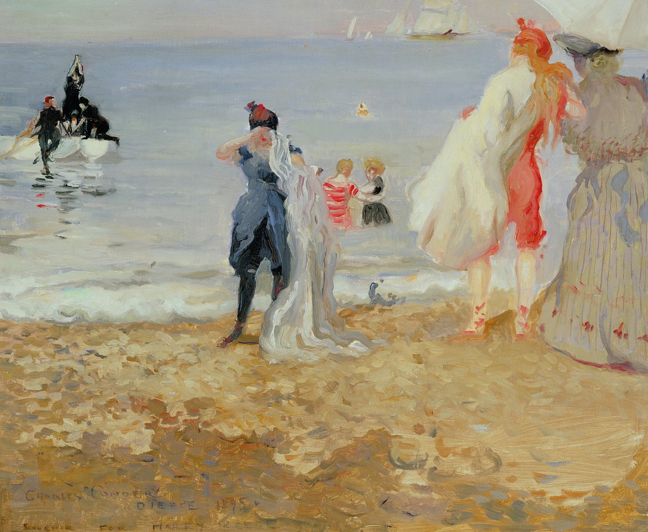 Dieppe, 1895 alkotó: Charles Edward Conder