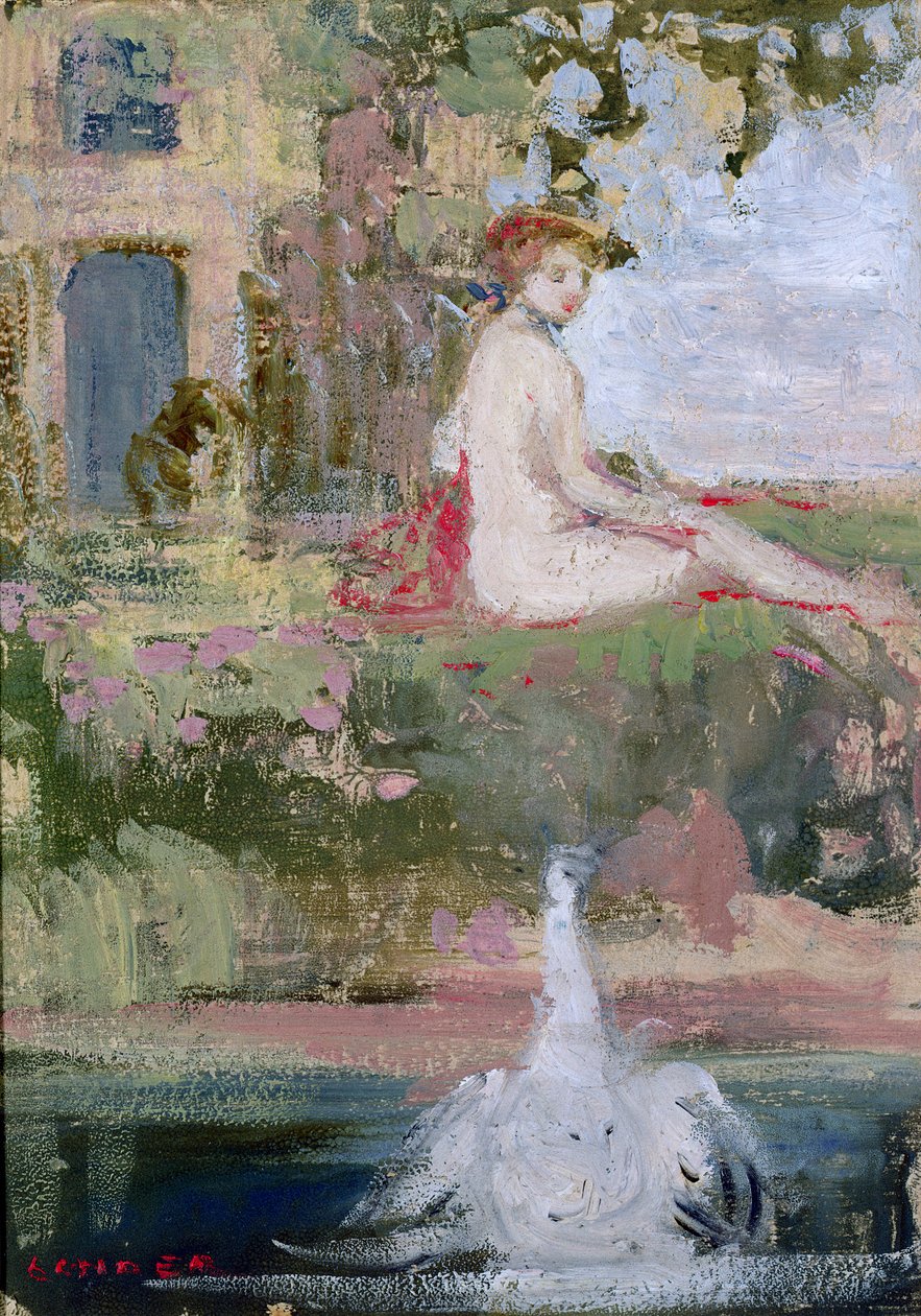 Léda és a hattyú alkotó: Charles Edward Conder