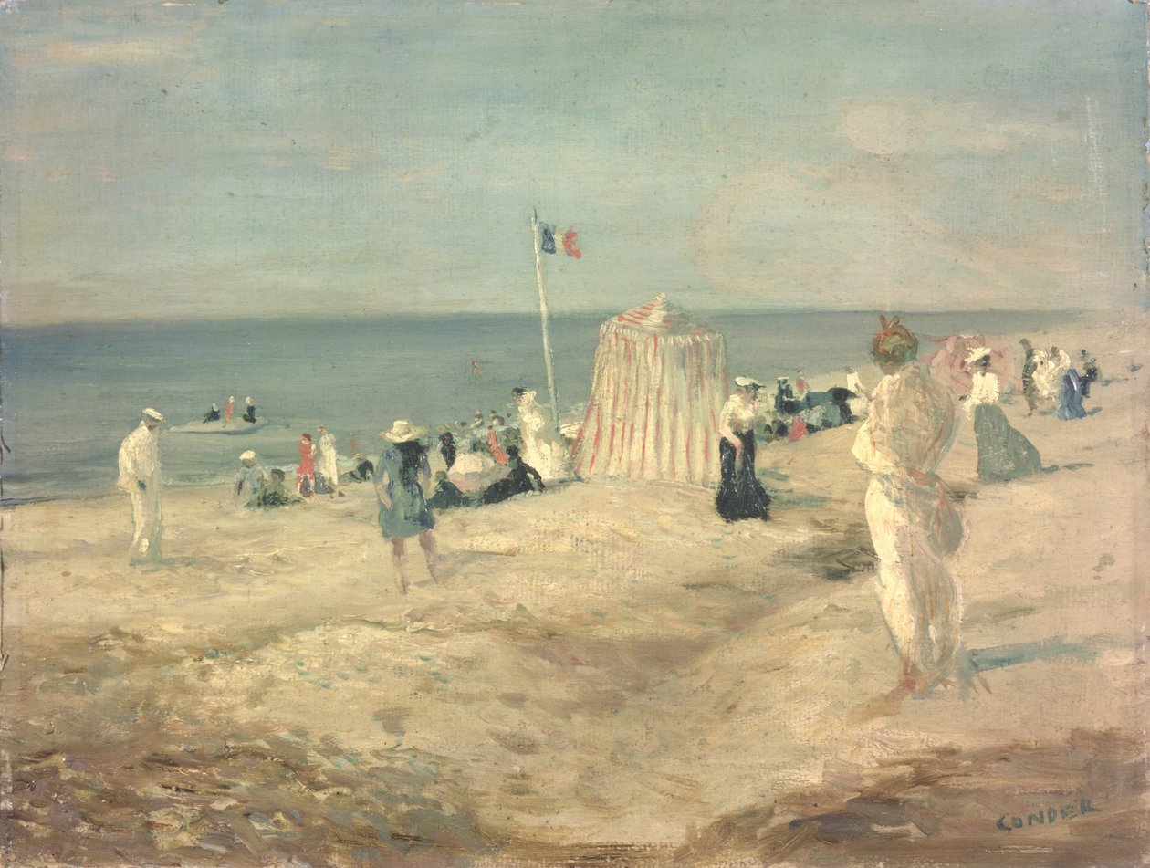 Az Ambleteuse-i strand, 1901 alkotó: Charles Edward Conder