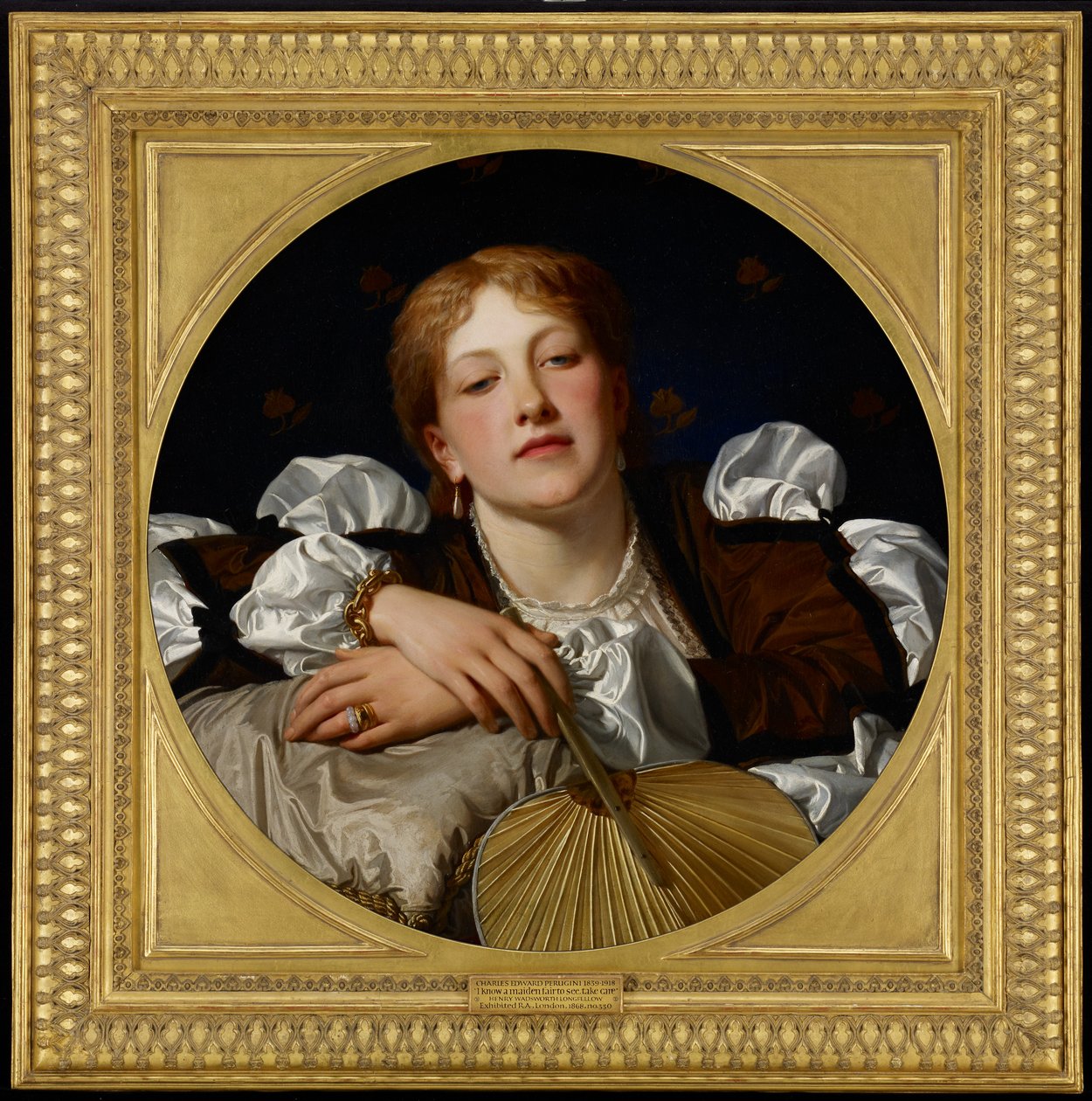 Ismerek egy leányvásárt, hogy lássam, vigyázz, 1868 (olaj, papír, vászonra fektetve) alkotó: Charles Edward Perugini